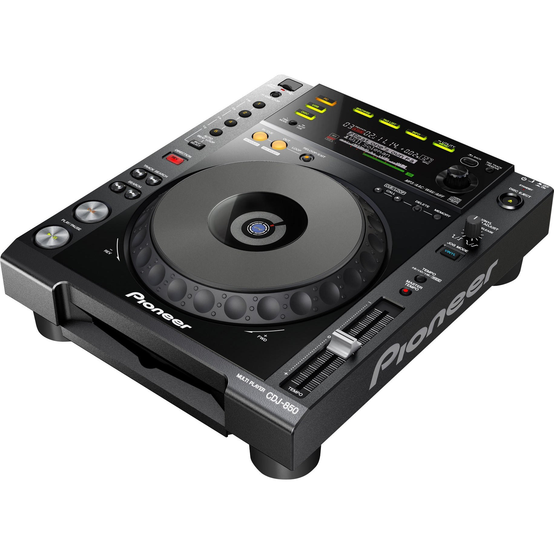 PIONEER CDJ-850-K Profesyonel Seviye Dijital DJ Deck