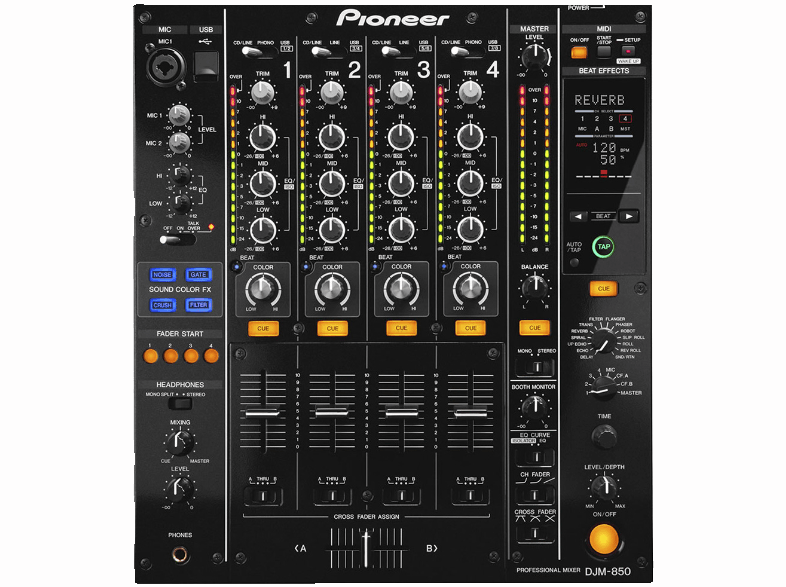 PIONEER DJM-850-K DJ Mikseri Siyah
