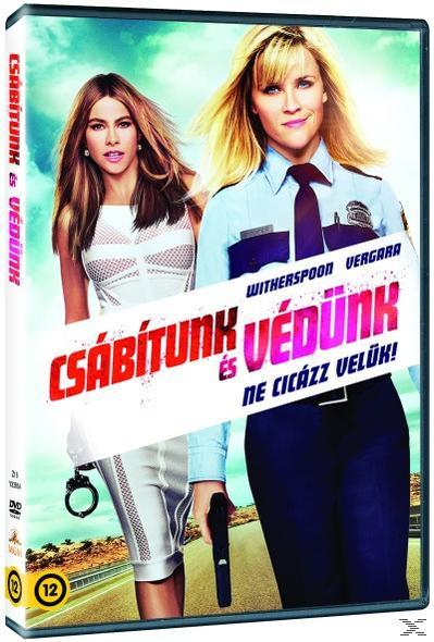 DVD borító két nővel, az egyik rendőregyenruhában, a másik ruhában.