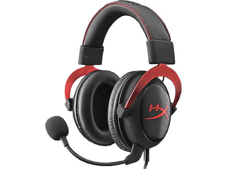 HyperX Cloud II, Over-ear Gaming Headset Schwarz/Rot