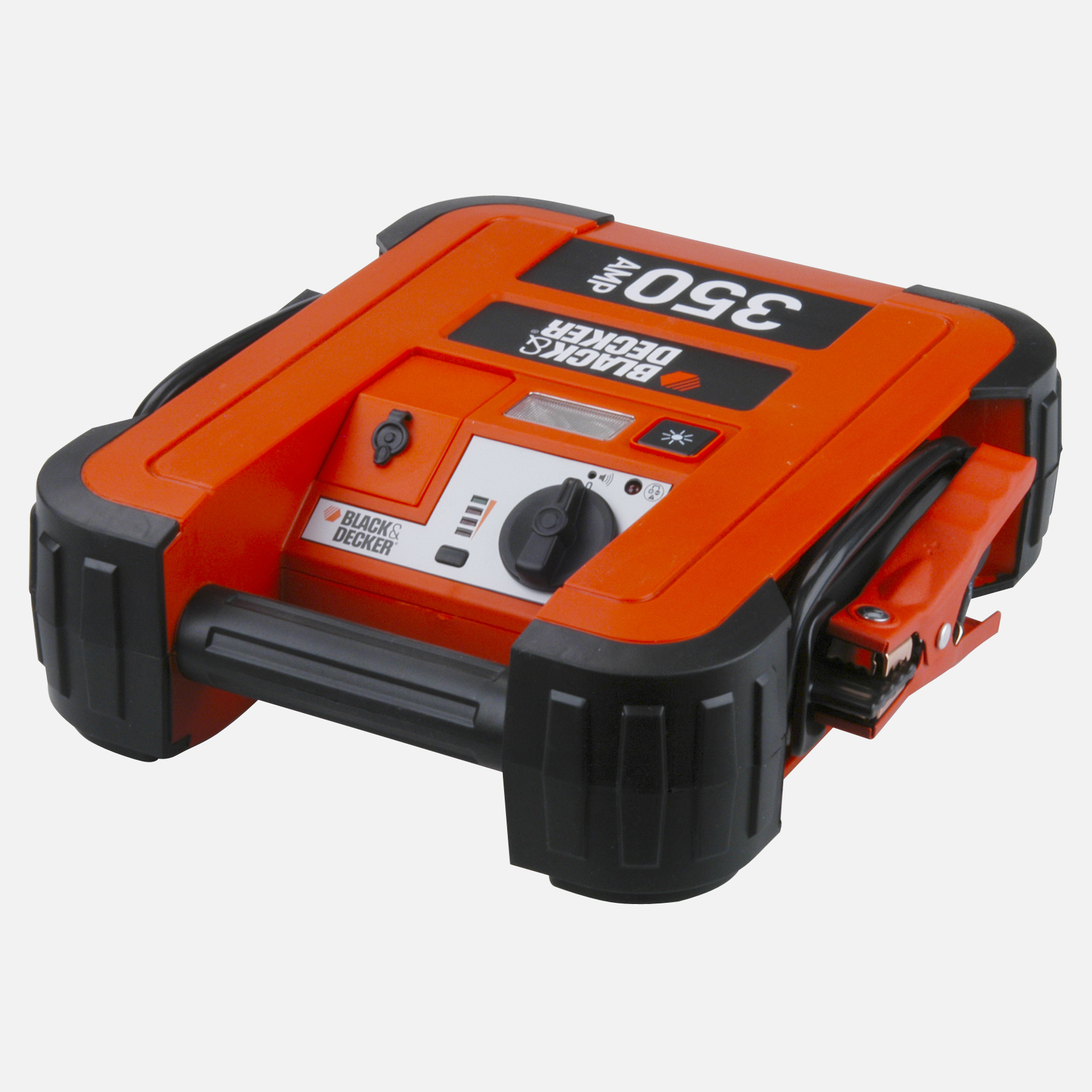 BLACK+DECKER 70105 Sofort-Starthilfe 350 Ampere Sofort-Starthilfe, Orange/Schwarz