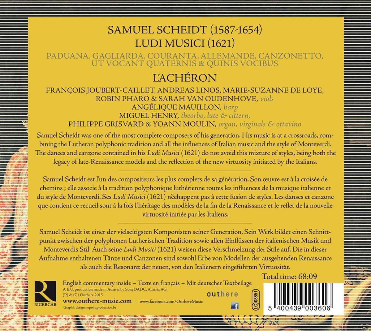 Albumcover mit Text in mehreren Sprachen und weißem Hintergrund.