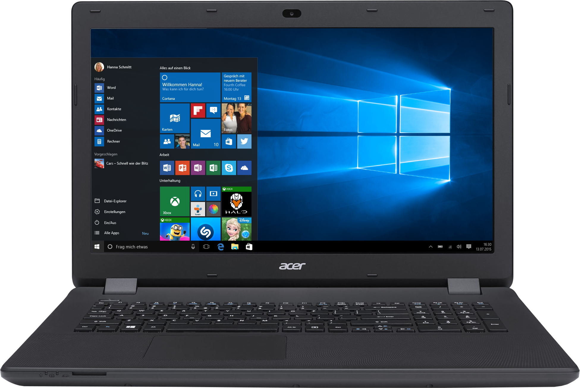ACER Aspire ES1-731-P3NH (NX.MZSEG.014) Notebook, 17,3 Zoll, Intel® Pentium® Prozessor N3700
(2M Cache, bis zu 2.40 GHz), 4 GB, 500 GB HDD