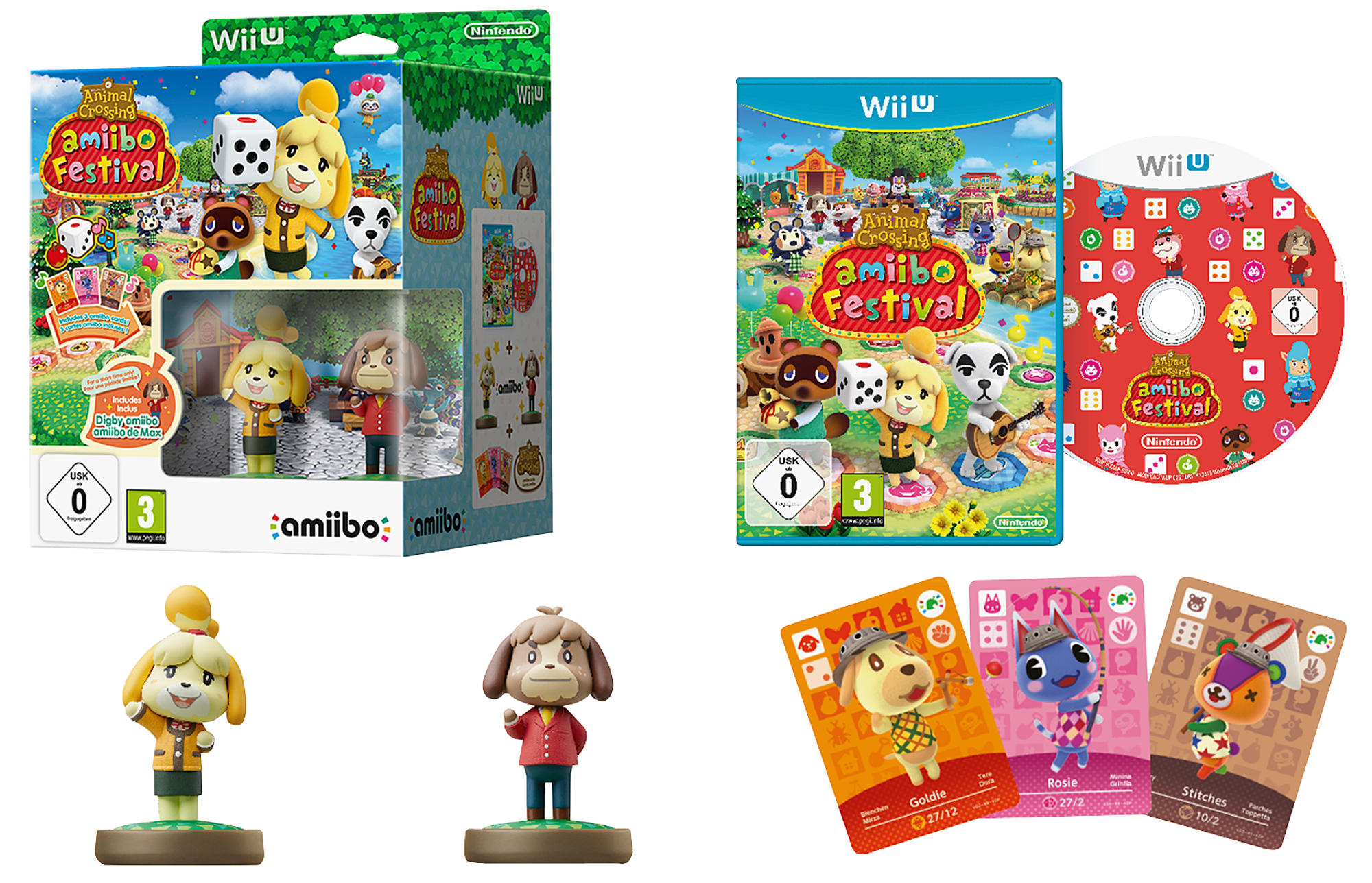 Animal Crossing: amiibo Festival inkl. Figuren und Karten - [Nintendo Wii U]