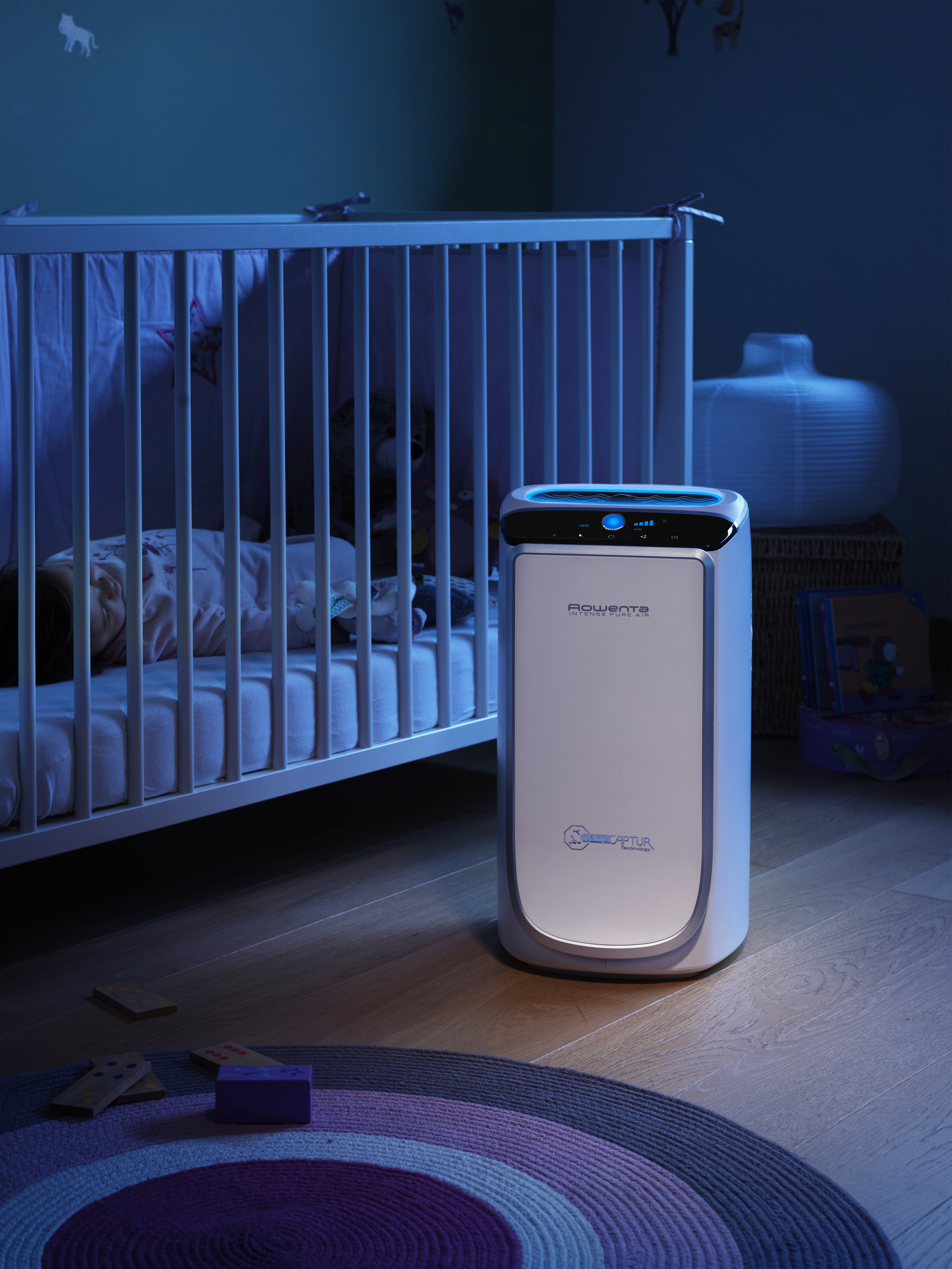 ROWENTA PU 6020 Intense Pure Air XL Luftreiniger Weiß (75 Watt, Raumgröße: 70 m², Vorfilter, Aktivkohlefilter, hocheffizienter Feinstaubfilter)