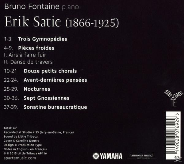 Bruno Fontaine - Klaviermusik  - (CD)