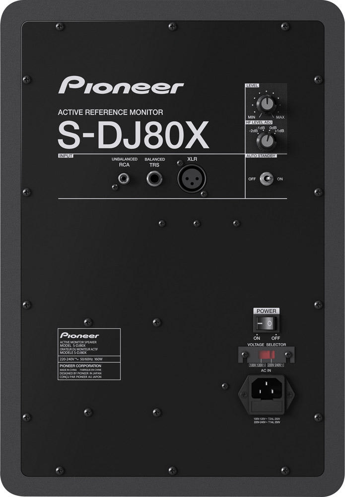 PIONEER S-DJ80X 8" Aktif Referans Hoparlör Siyah