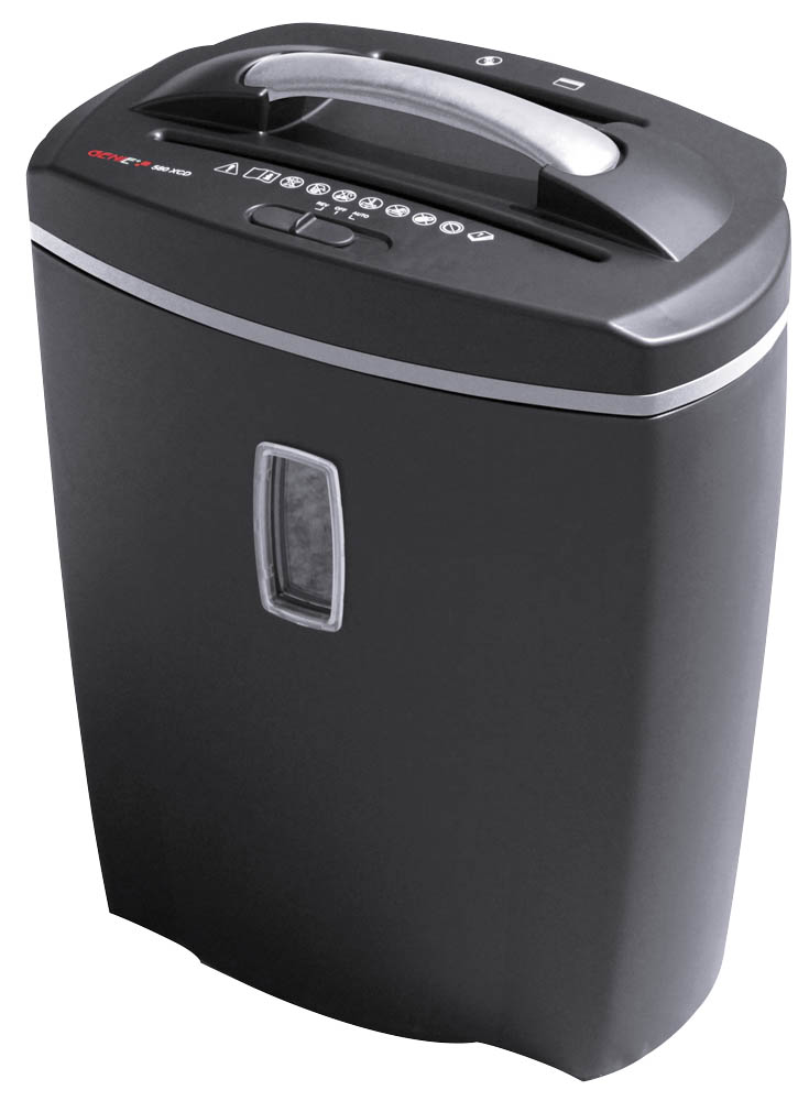 GENIE 580 XCD Aktenvernichter, Schwarz