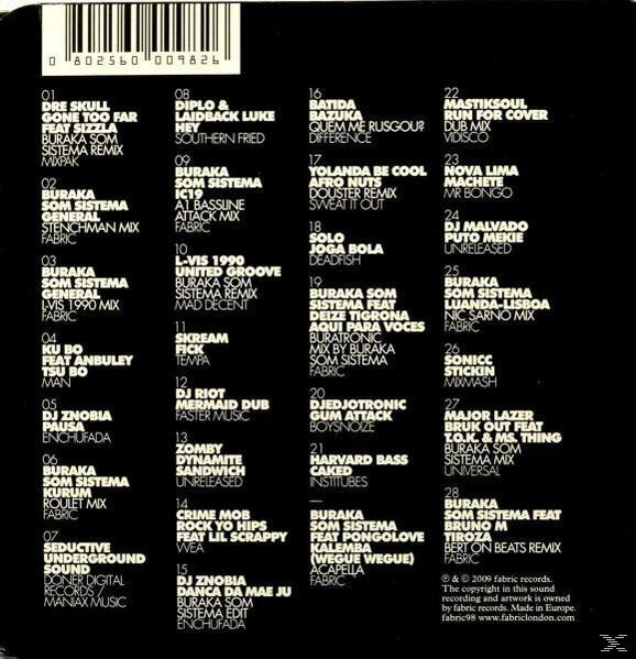 VARIOUS - Fabriclive 49: Buraka Som Sistema.  - (CD)