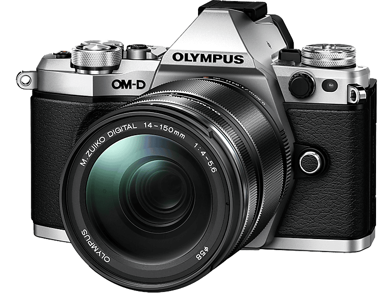 OLYMPUS Hybride camera E-M5 Mark II Silver + 14-150 mm (V207043SE000)