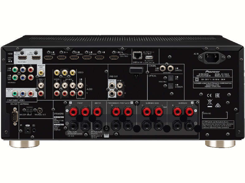 PIONEER SC 1224 K Çok Kanallı AV Alıcı Fiyat & Özellik | MediaMarkt