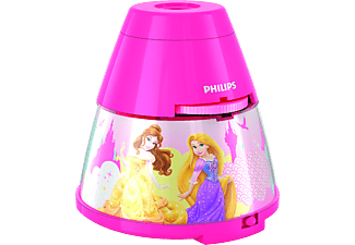 PHILIPS Disney Hercegnők Projektoros és éjszakai fény asztali lámpa, LED, rózsaszín (71769/28/16)