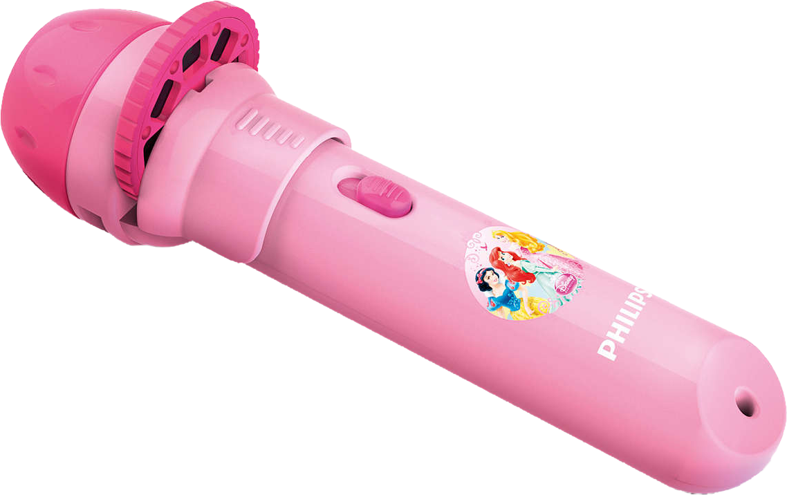 PHILIPS Disney Hercegnők projektoros zseblámpa, LED, rózsaszín (71788/28/16)