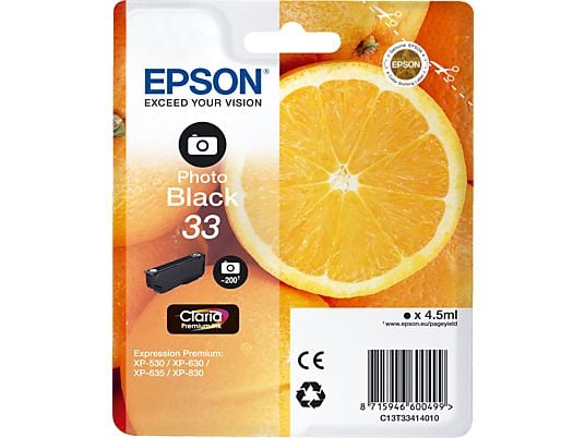 EPSON C13T33414012 - Cartuccia ad inchiostro (Nero)