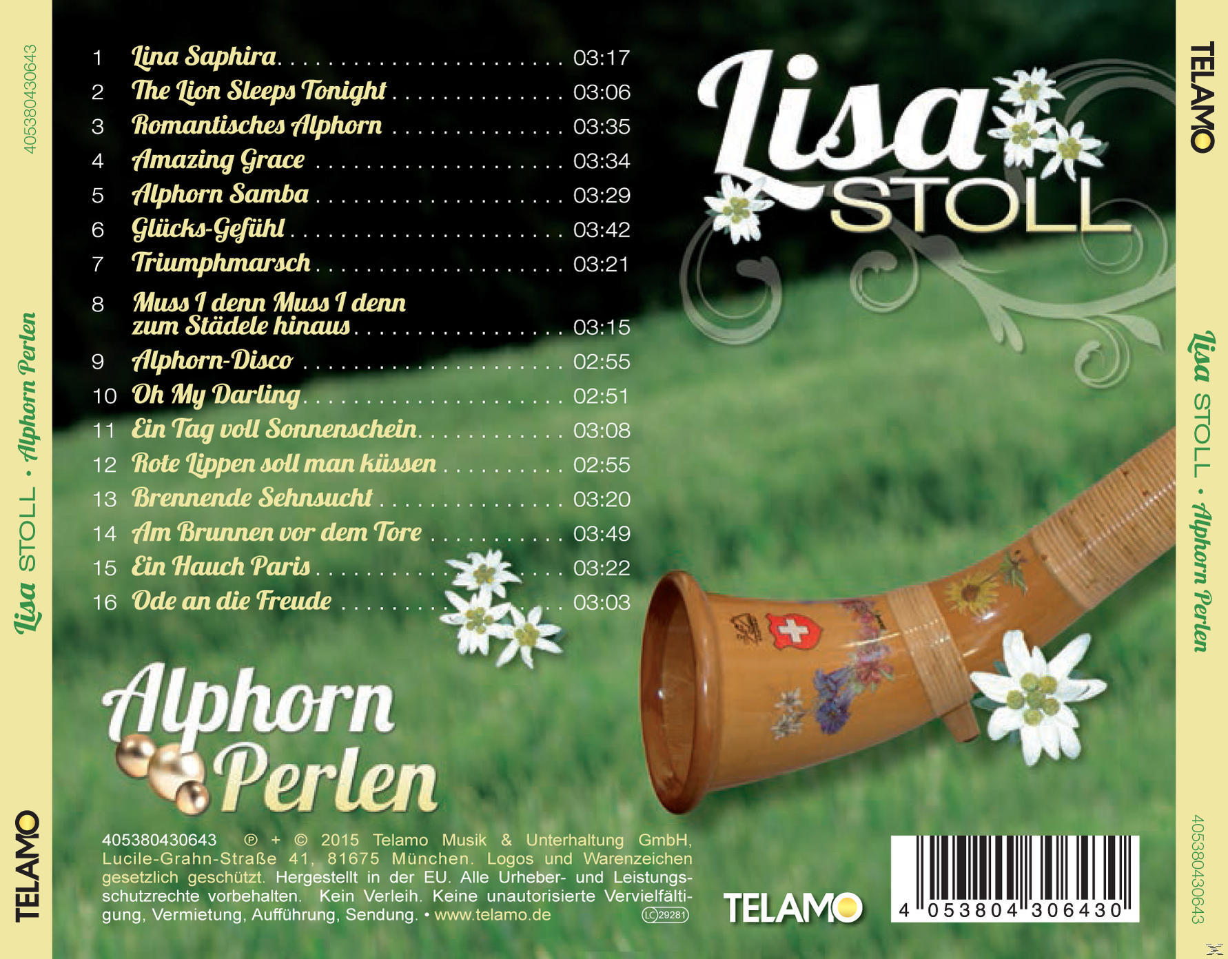 Lisa Stoll - Alphorn Perlen  - (CD)