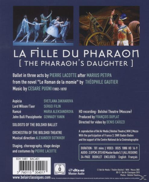 Zakharova,S./Filin,S./Lacotte,P./Bolschoi Ballet - La Fille Du Pharaon  - (Blu-ray)