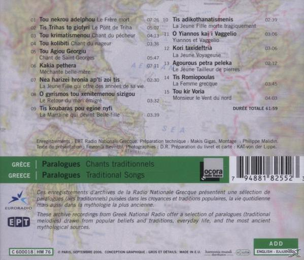 VARIOUS - PARALOGUES  - (CD)