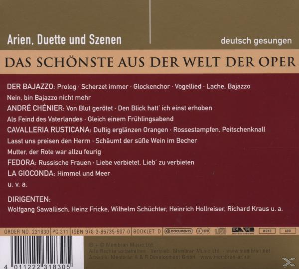 VARIOUS - Der Bajazzo/Cavalleria Rusticana/Fedora  - (CD)