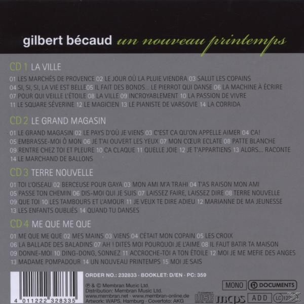 Gilbert Bécaud Un Nouveau (CD) - Printemps 