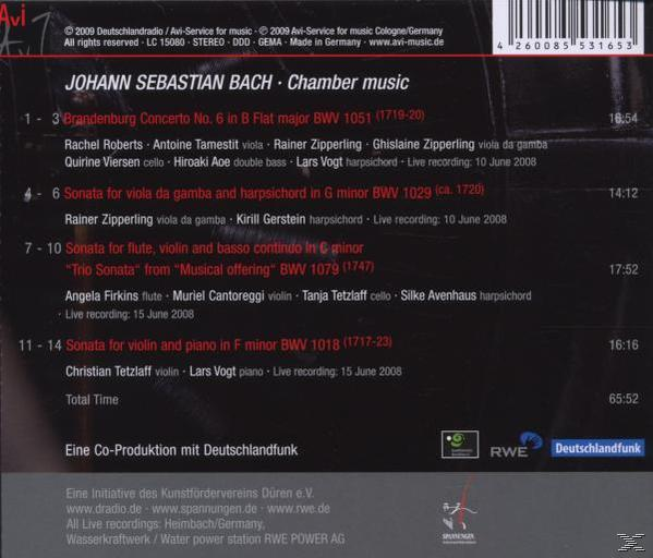 VARIOUS - Bach: Brandenb.Kon.6,Trio,Gamben-  - (CD)