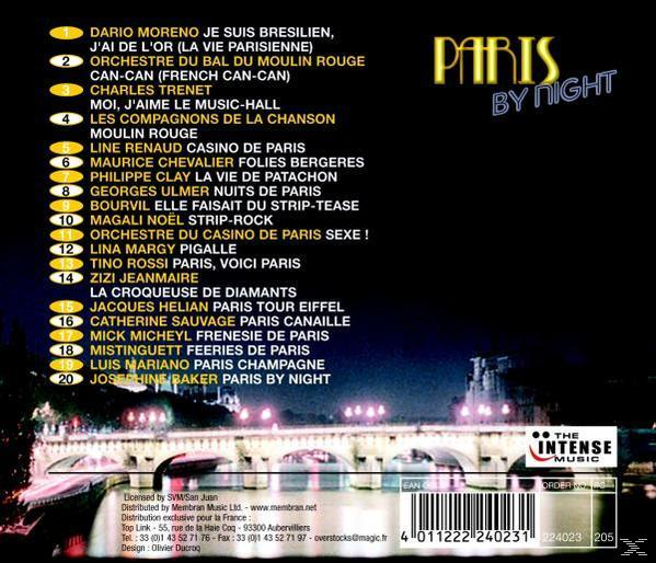 Night - - VARIOUS Paris By (CD)