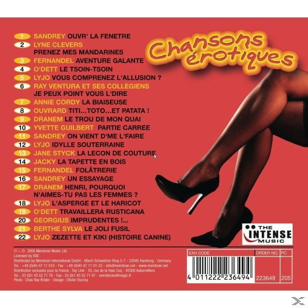 Chansons (CD) - - VARIOUS Erotiques