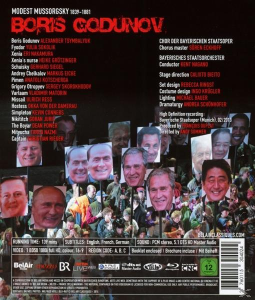 (Blu-ray) Y. H. Groetzin, Godunov Nakamura, Sokolik, Bayerisches - - A.Tsymbalyuk, Staatsorchester/Nagano/Bieito E. Boris