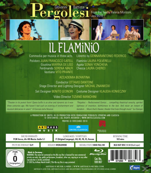 Polverelli, Dantone/Gatell/Polverelli - Il Flaminio  - (Blu-ray)