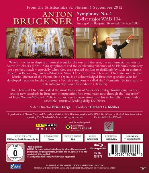 Franz Welser-Möst/The Cleveland Orchestra - Sinfonie 4  - (Blu-ray)