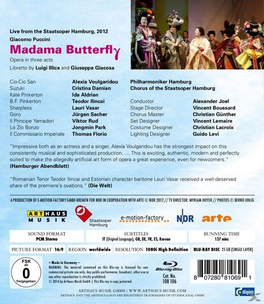 Voulgaridou/Ilincai - Madama Butterfly - (Blu-ray)