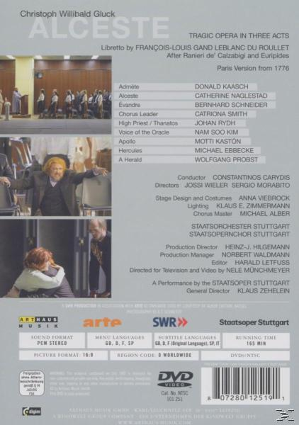 VARIOUS, Staatsorchster & Staatsopernchor Stuttgart - Alceste  - (DVD)