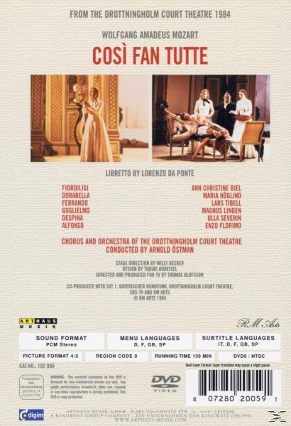 VARIOUS - Cosi Fan Tutte  - (DVD)