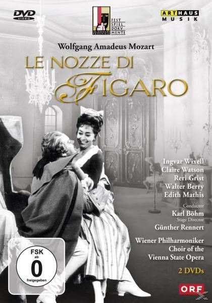 WIXELL,INGVAR/WATSON,CLAIRE/WIENER PHILHARMONIKER/CHOIR OF T, Böhm/Wixell/Watson/Grist - Des Hochzeit - (DVD) Figaro