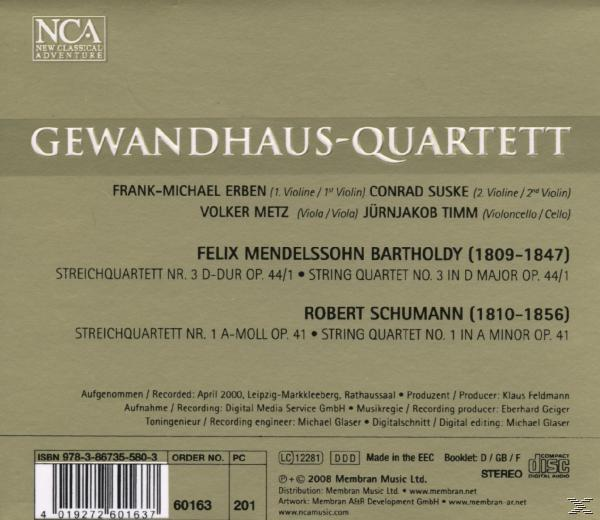 Quartett - Streichquartette  - (CD)