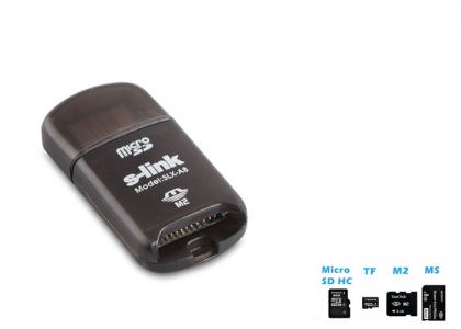 S-LINK SLX-A8 USB Harici SD/MS/M2/TF Kart Okuyucu