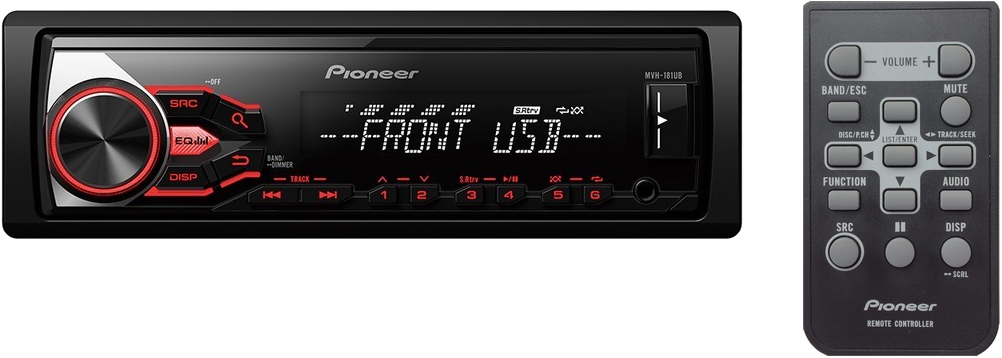PIONEER MVH-181UB autóhifi fejegység