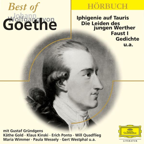 Albumcover von 'Best of Johann Wolfgang von Goethe'. Enthält ein Porträt von Goethe.