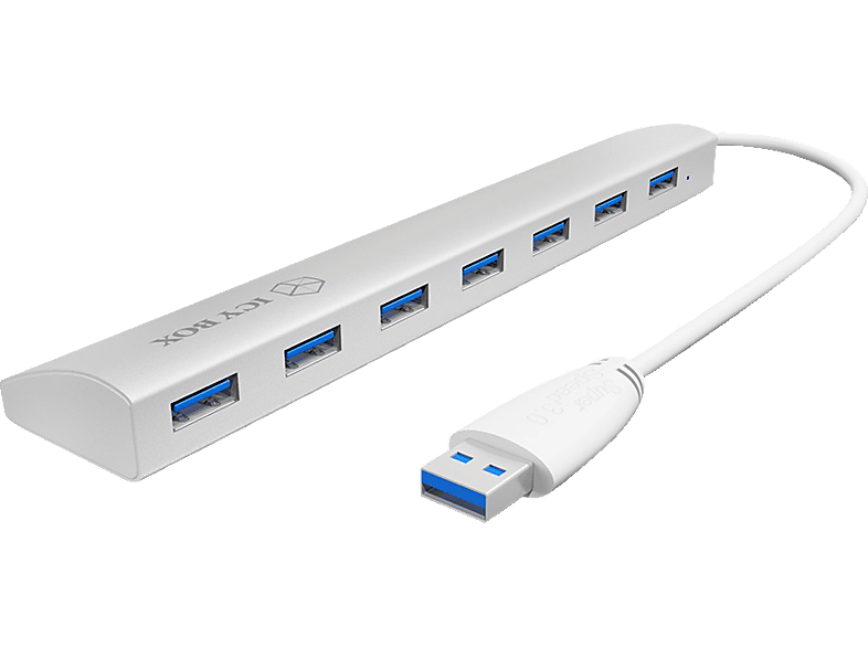 IB-AC RAIDSONIC 6701, 3.0 Hub, Weiß USB