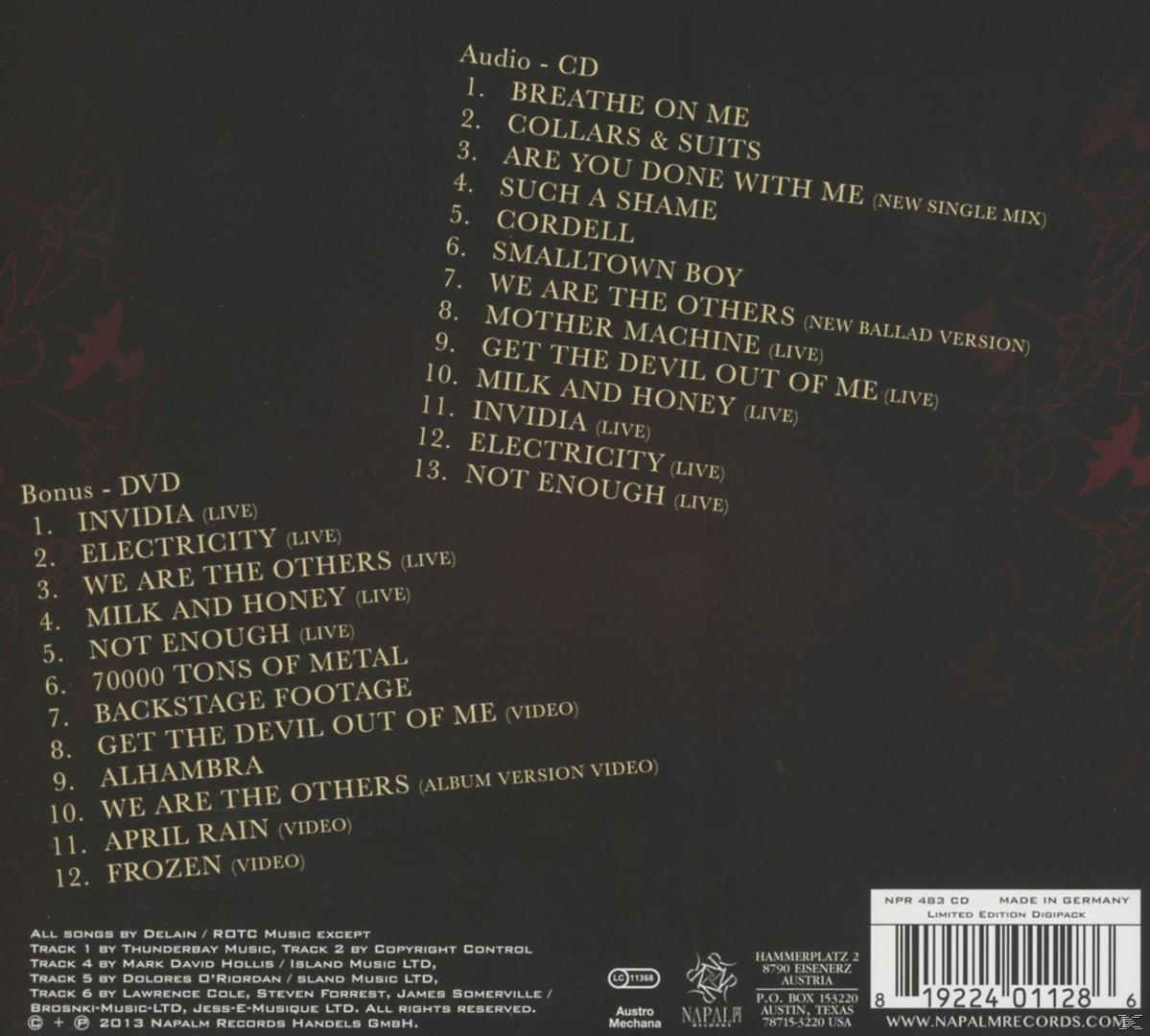 Rückseite eines Albums mit Titelliste und Credits.