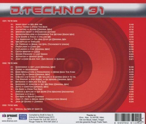 VARIOUS - D.Techno 31  - (CD)
