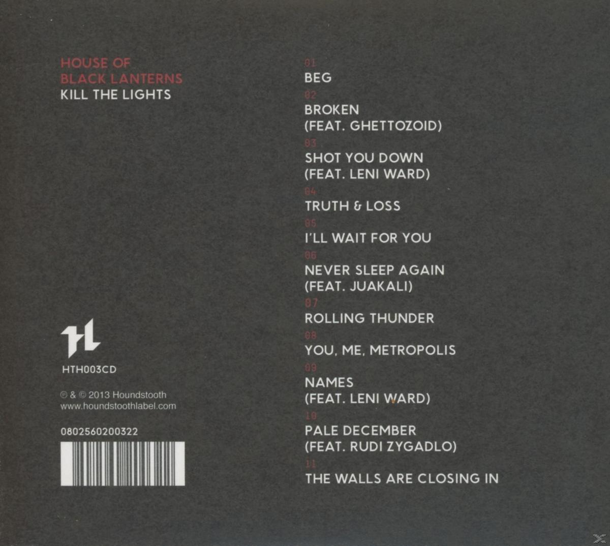House Of Black Lanterns - Kill The Lights  - (CD)
