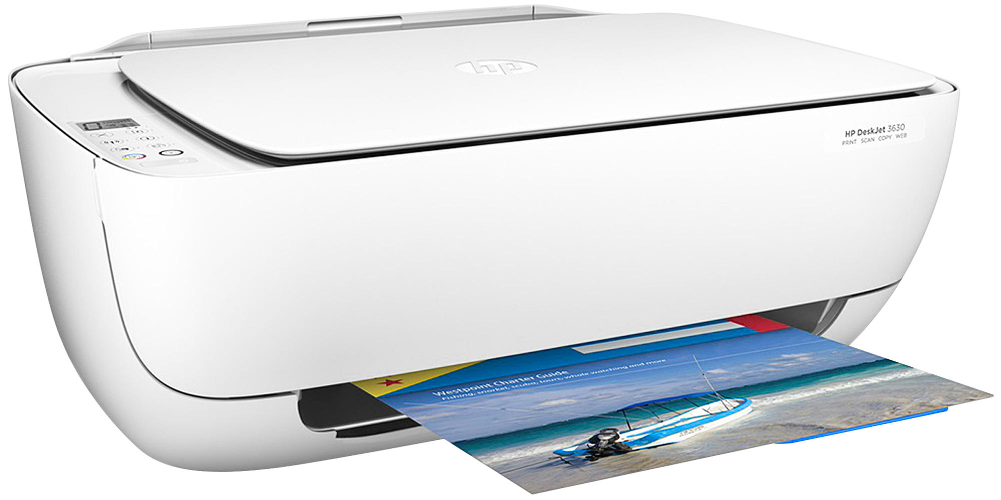 Impresora Multifunción - HP Deskjet 3630, WiFi, impresión móvil.