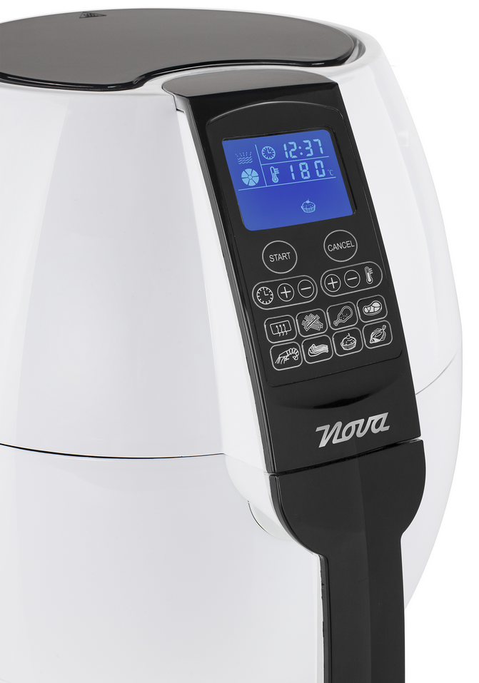 NOVA  Friteuse sans huile Digital Aerofryer XL (180150) - Friteuse sans huile - Blanc - 900 g - 1500 W