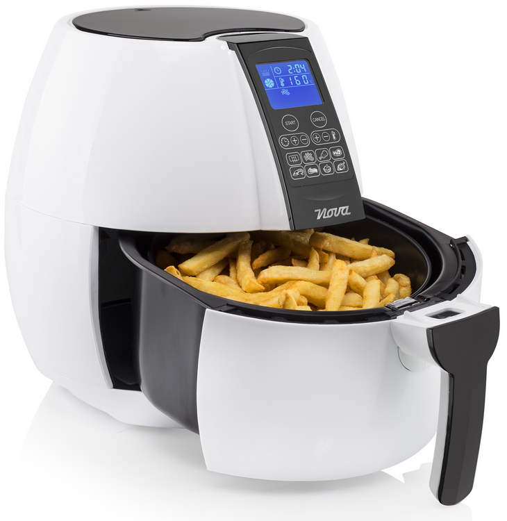 NOVA  Friteuse sans huile Digital Aerofryer XL (180150) - Friteuse sans huile - Blanc - 900 g - 1500 W