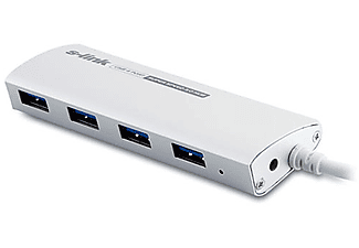 S-LINK SL-U3047 4 Port USB 3.0 İnce Taşınabilir USB Hub