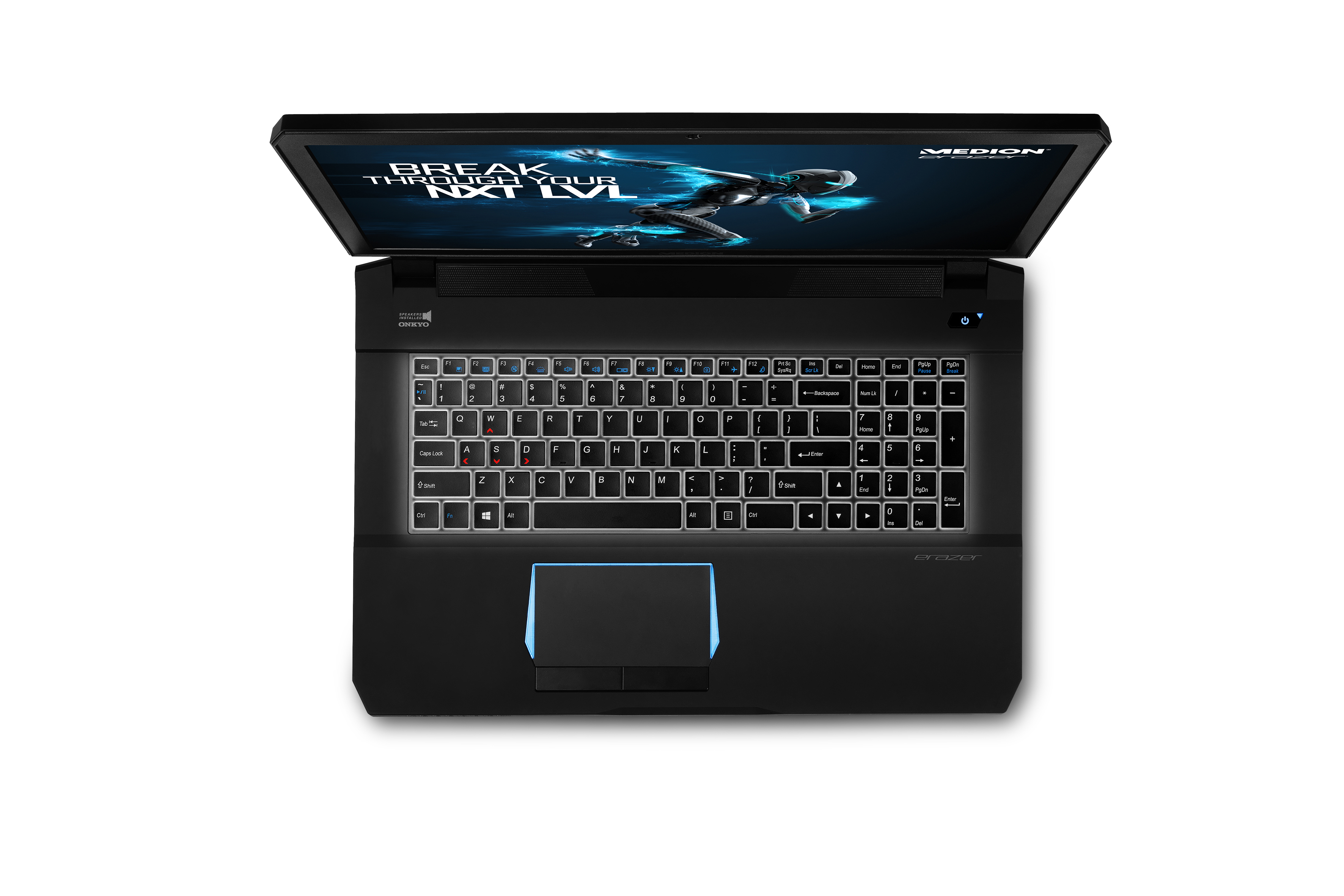 MEDION Erazer X7841 MD99729 - 17,3 Zoll - Intel® Core™ i7 i7-6700HQ - 12 GB - 1 TB - NVIDIA GeForce® GTX 970 - Windows 10 Home (64 Bit)