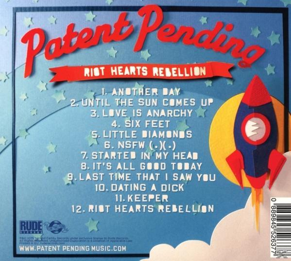 Patent Pending - Riot Hearts (CD) - Rebellion
