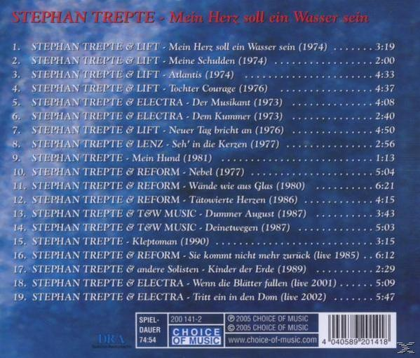 Stephan Trepte - - Mein Soll Herz (CD) Wasser Sein Ein