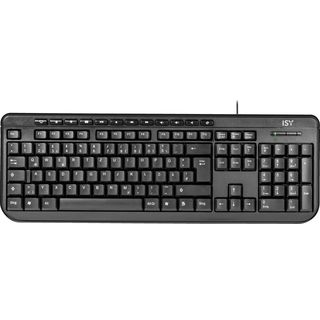 ISY IKE-1000, Tastatur, Sonstiges, kabelgebunden, Schwarz