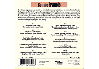 Connie Francis | 19 Original Albums & Bonus Tracks - (CD) Connie ...